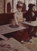 Edgar Degas absint oil painting